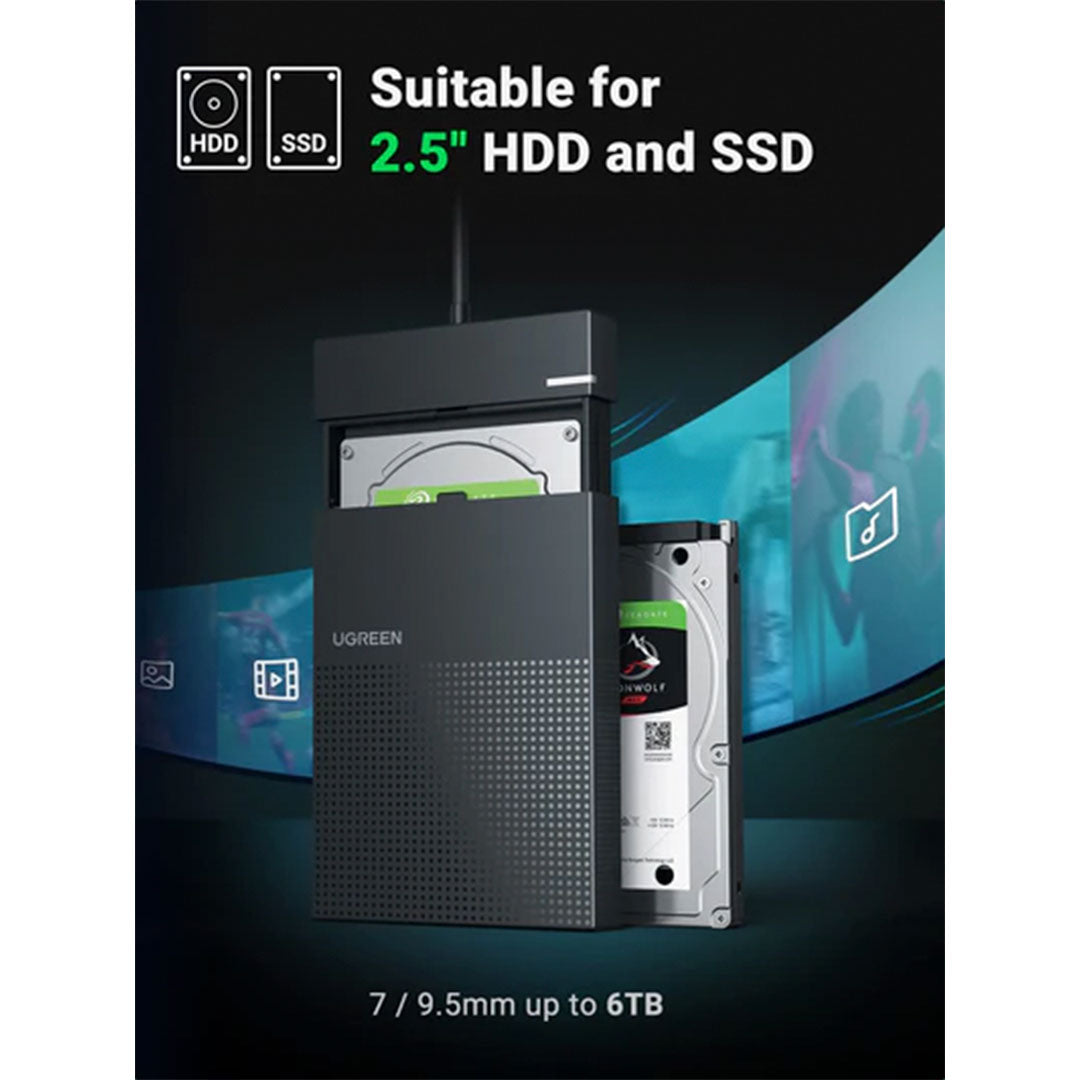 UGREEN CM471 30719 Case para Disco Duro USB 3.0 2.5"