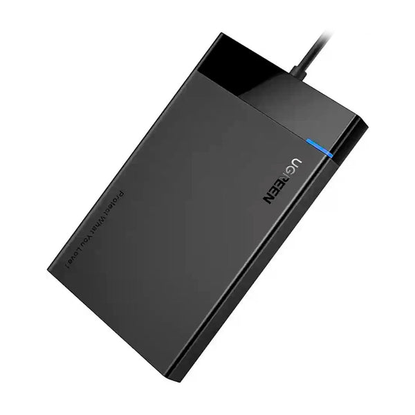 UGREEN 30847 US221 Carcasa para disco duro SATA HDD/SSD de 2,5" 6GBPS USB 3.0