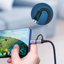 UGREEN US177 30875 USB 2.0 para Micro USB + USB-C Cabo Macho 3A