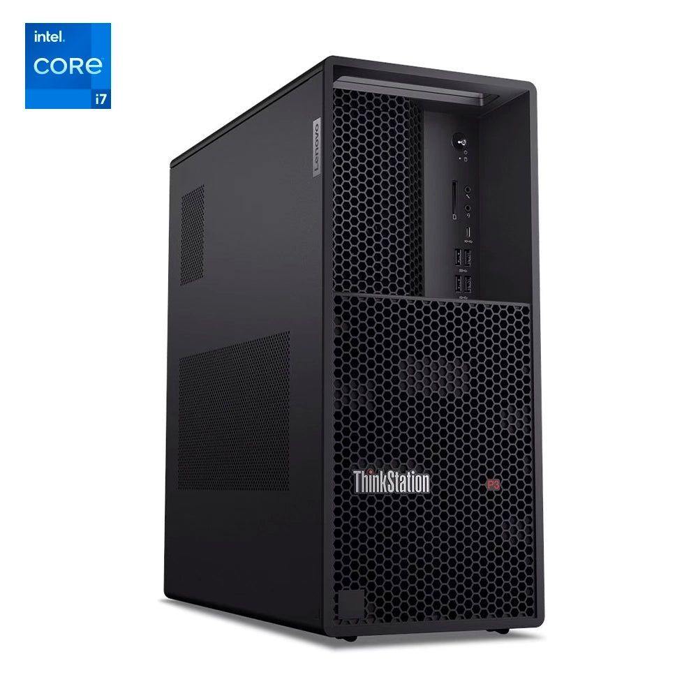 LENOVO ThinkStation P3 Tower Workstation Intel Core i7 14700 5.4GHz 16GB UDIMM DDR5 Windows 11 Pro 30GU0032LM