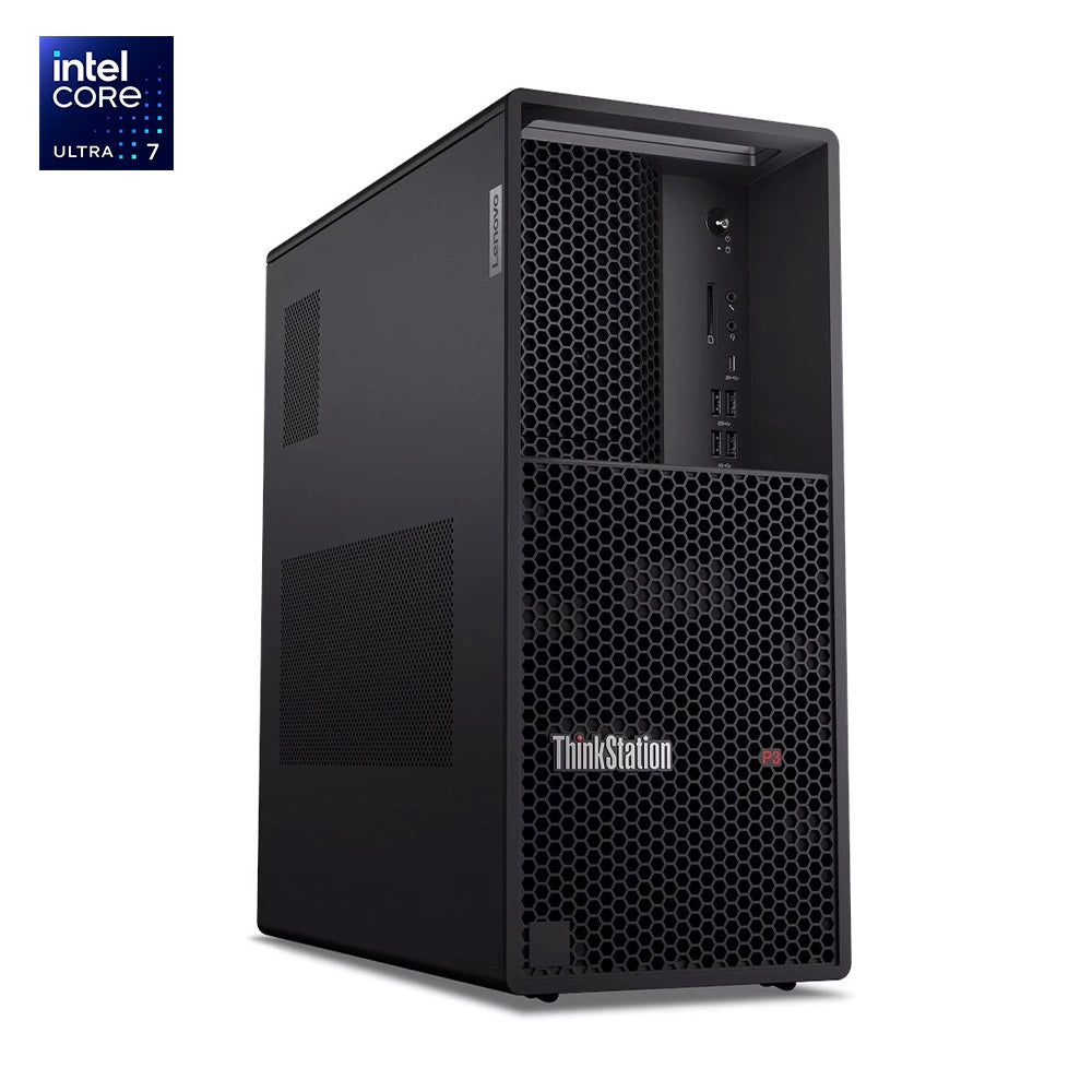 LENOVO ThinkStation P3 Gen 2 Computadora Intel Core Ultra 7-265K 32GB DDR5 1TB SSD Windows 11 Pro 30HS001JLM