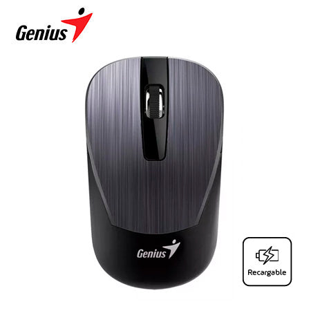GENIUS ECO-8015 Mouse Inalámbrico Blueeye Recargable - Gris 31030011412