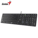 GENIUS 3SLIMSTAR 126 Teclado USB Multimedia SP