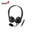 GENIUS HS-235U AI COPILOT Audifonos con Micrófono USB-A Negro 31710036400