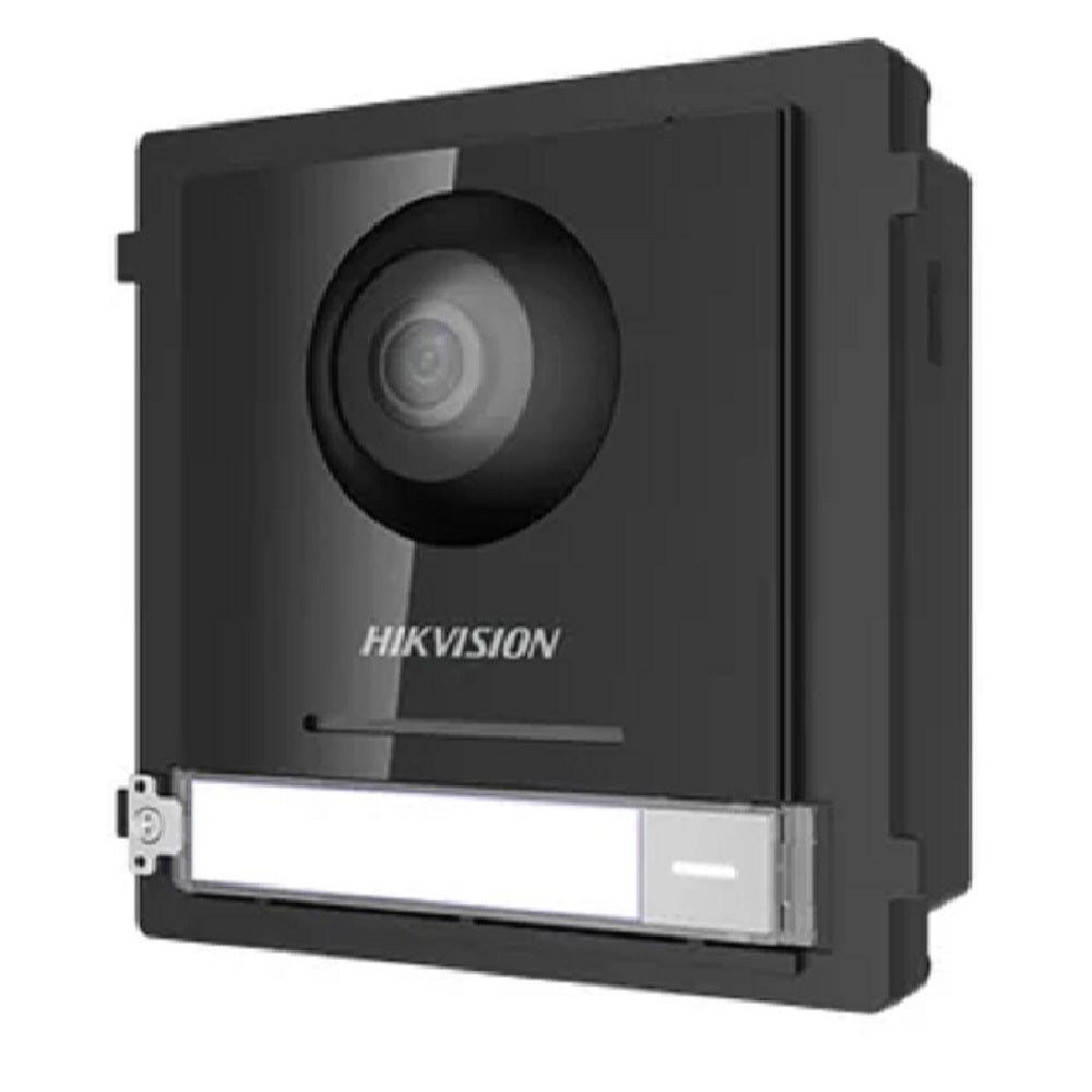 HIKVISION DS-KD8003-IME1 Portero Frente de Calle con Cámara Ojo de Pez 2MP un Botón