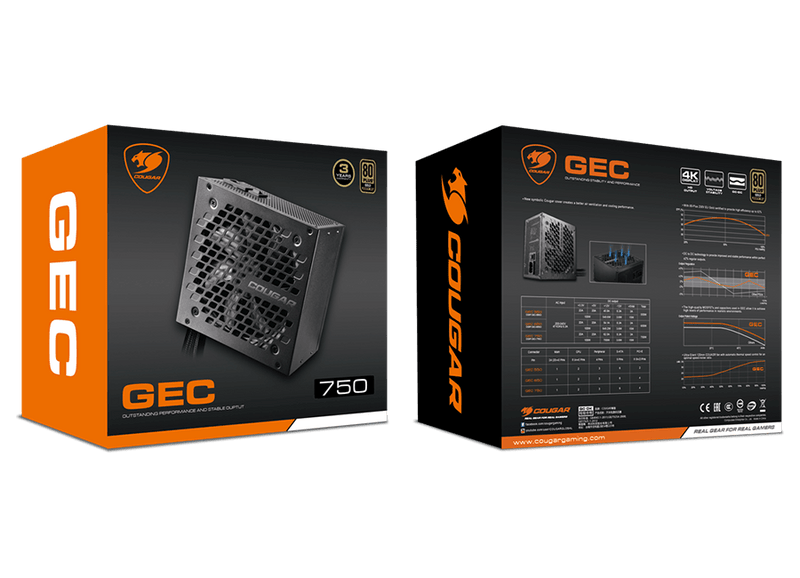 COUGAR FUENTE DE PODER  GEC 750W 200-240V