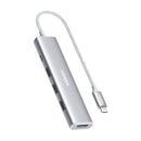 UGREEN CM478 35580 Revodok 100W 5 em 1 USB C HUB Adapter, 4K HDMI, 3 portas USB-A 5 Gbps, USB C para HDMI para MacBook Air M2/M3, iPhone 15 Series, iPad, Galaxy, XPS, Branco