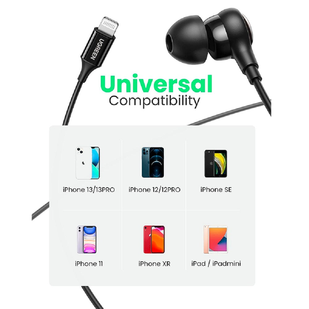 UGREEN EP103 30638 Auriculares con Microfono Conector Tipo C
