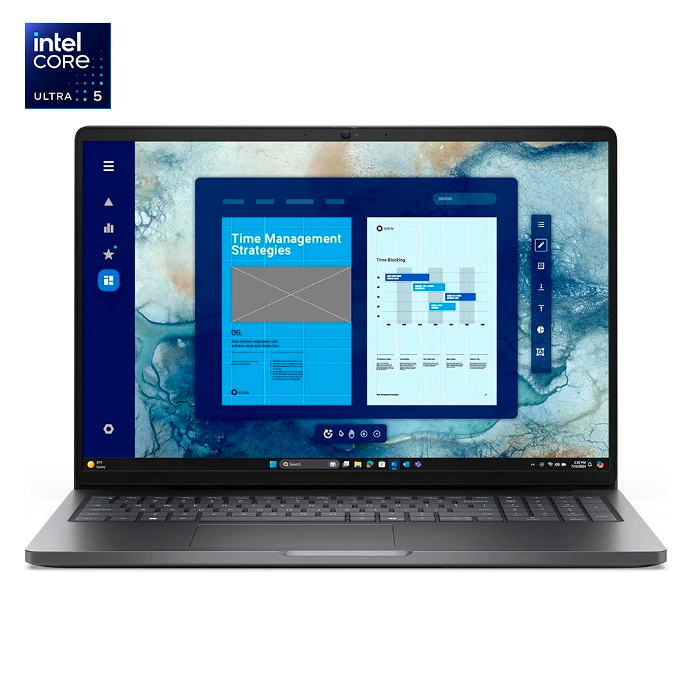 DELL PC16250 37TWC Laptop 16" Intel Core Ultra 5-225U 16GB DDR5 512GB SSD Windows 11 Pro