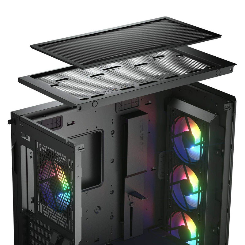 COUGAR CASE MID TOWER DUOFACE PRO RGB PANEL FRONTAL DOBLE DE VIDRIO Y MALLA