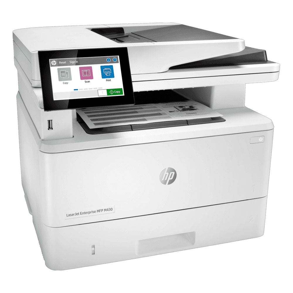 HP 3PZ55A Multifuncional HP LaserJet Enterprise M430f blanco y negro