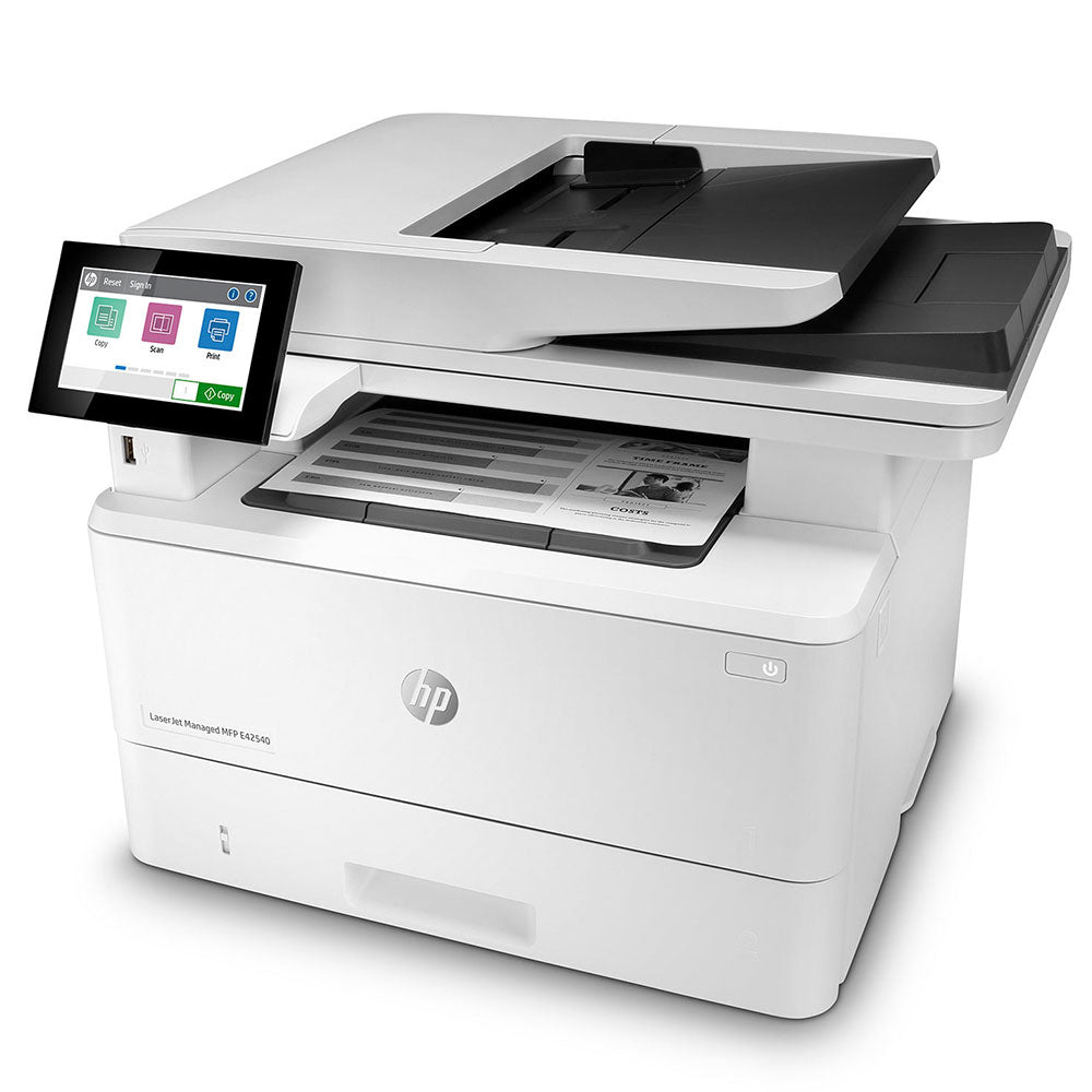 HP 3PZ75A Impresora Multifuncional HP LaserJet Managed E42540f blanco y negro