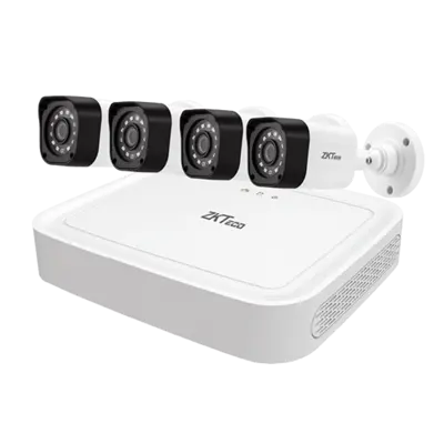 ZKTECO KIT-8304XEC-S/4-BS31A11M KIT Grabador XVR Y 4 Cámara 720P