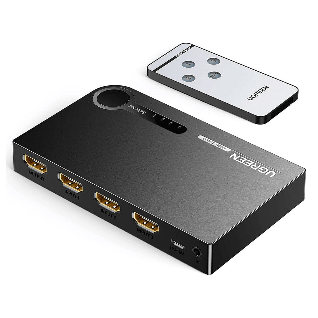 UGREEN 40234 Switch HDMI 4K 3 en 1