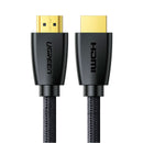 UGREEN 40409 Cabo HDMI 2.0 macho para macho trançado redondo de 1,5 m 4K a 60 Hz 18 Gbps com Ethernet compatível com TVs UHD, monitores e consoles de jogos
