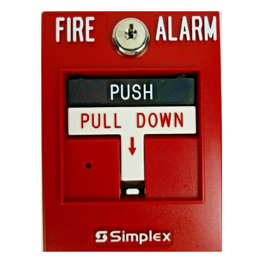 SIMPLEX 4099-9006 Double-action addressable manual station with key