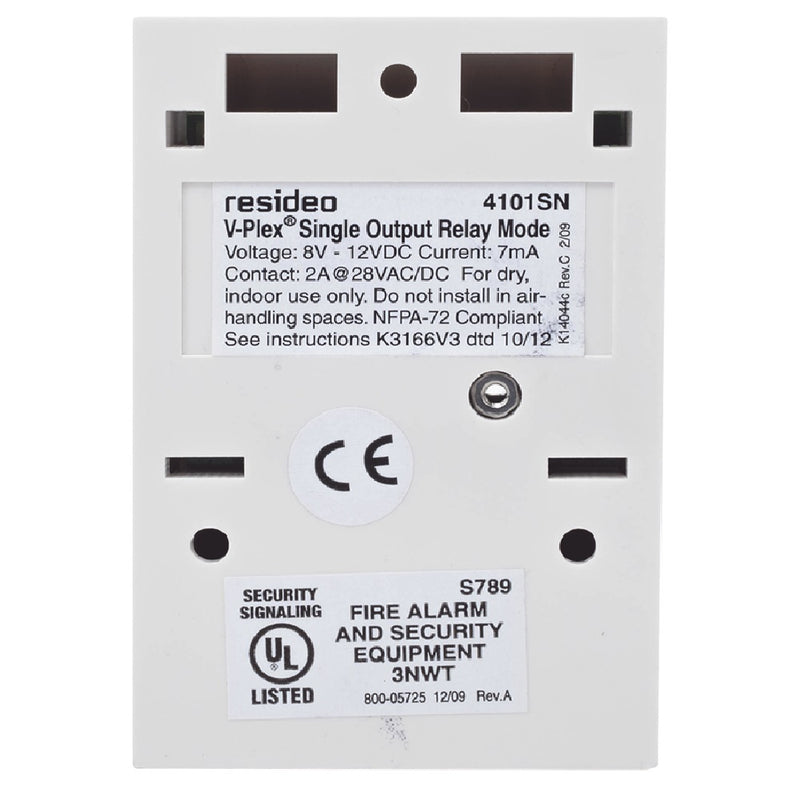 HONEYWELL RESIDEO 4101SN Módulo multiplexado V-Plex de 1 relé para VIS