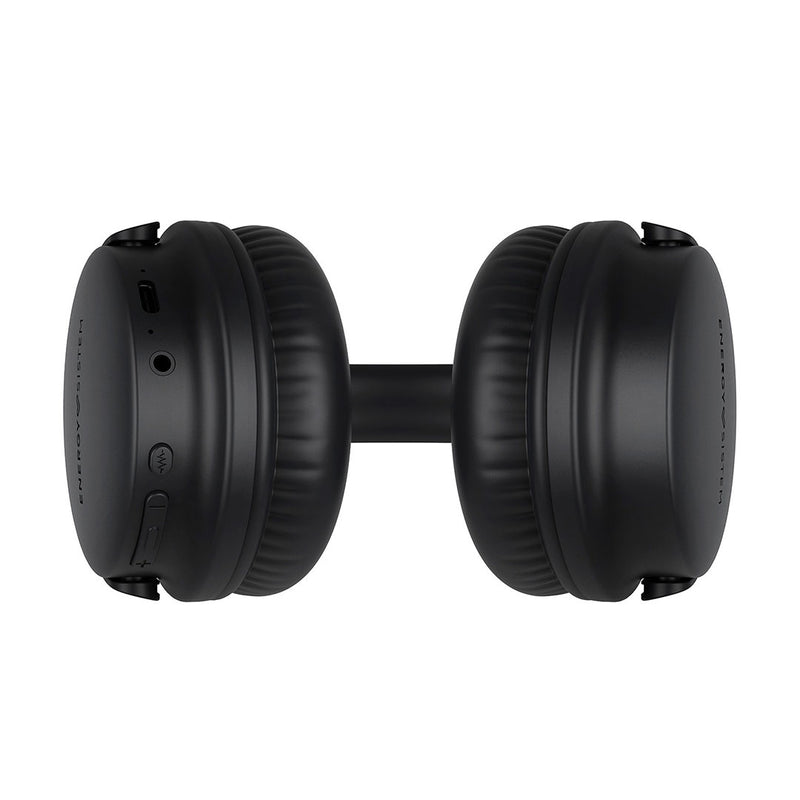 ENERGY SISTEM STYLE 3 SPACE (453009) Auriculares Bluetooth, Almohadillas extracómodas y diseño over-ear para el mejor aislamiento, Negro