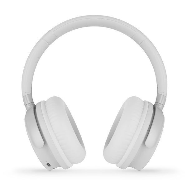 ENERGY SISTEM STYLE 3 STONE (453030) Auriculares Bluetooth, Almohadillas extracómodas y diseño over-ear para el mejor aislamiento, Blanco