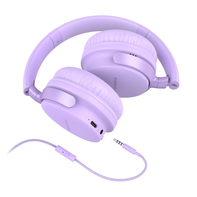 ENERGY SISTEM STYLE 3 LAVENDER (453054) Auriculares Bluetooth, Almohadillas extracómodas y diseño over-ear para el mejor aislamiento