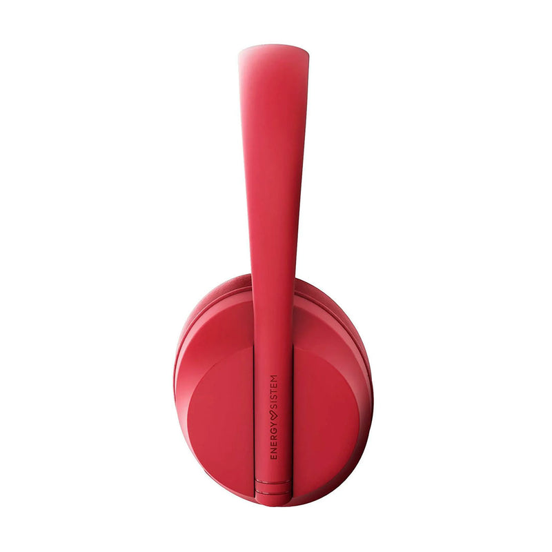 ENERGY SISTEM HOSHI ECO (457557) Auriculares Bluetooth, Plástico 100% reciclado, 23 horas de música y Deep Bass, Rojo