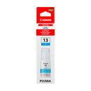 CANON 4668C001AA Botella de tinta Canon GI-13 Cyan 70ml, PIXMA G510 y G610