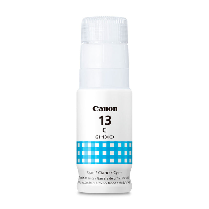 CANON 4668C001AA Botella de tinta Canon GI-13 Cyan 70ml, PIXMA G510 y G610