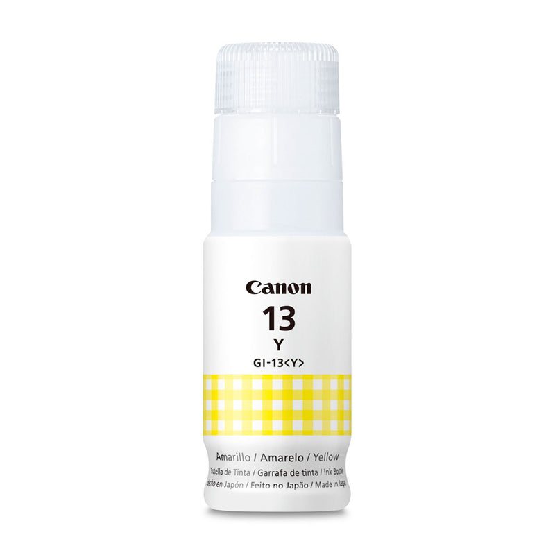 CANON 4686C001AA Botella de tinta Canon GI-13 Color Amarillo 70ml, PIXMA G510 y G610