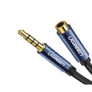 UGREEN AV118 40675 3,5 mm TRRS macho/fêmea cabo de extensão de áudio e microfone x 2 m