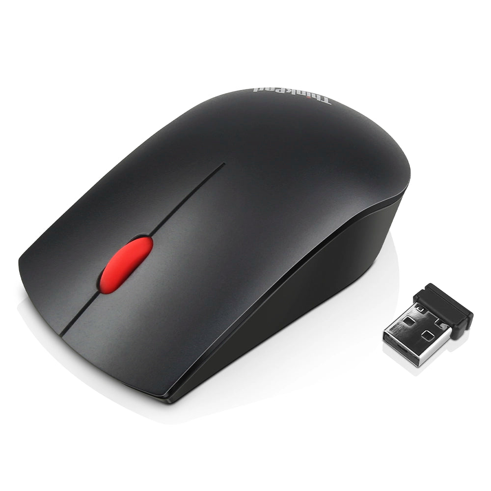 LENOVO ThinkPad Mouse Inalámbrico Ambidiestro Nano USB Sensor Óptico 1200 DPI Negro 4X30M56888
