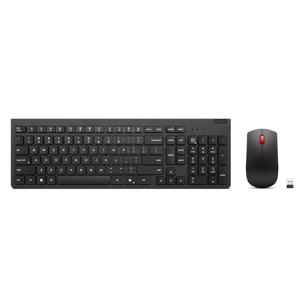 LENOVO Essential LA Spanish 171 Teclado + Mouse Inalámbrico Gen2 Sin Bateria Negro 4X31R64500