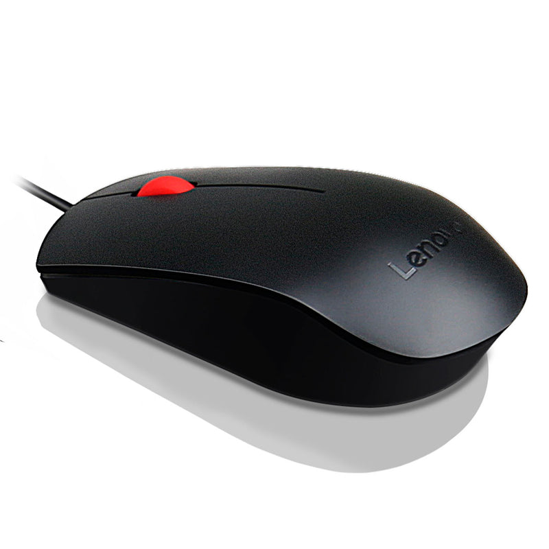 LENOVO ESSENTIAL Mouse óptico 1600 dpi, USB, Negro