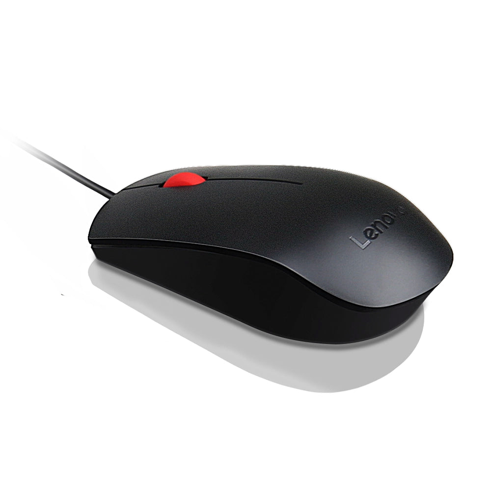 LENOVO Essential 4Y50R20863 Mouse Óptico Ambidiestro USB 1600 DPI Negro