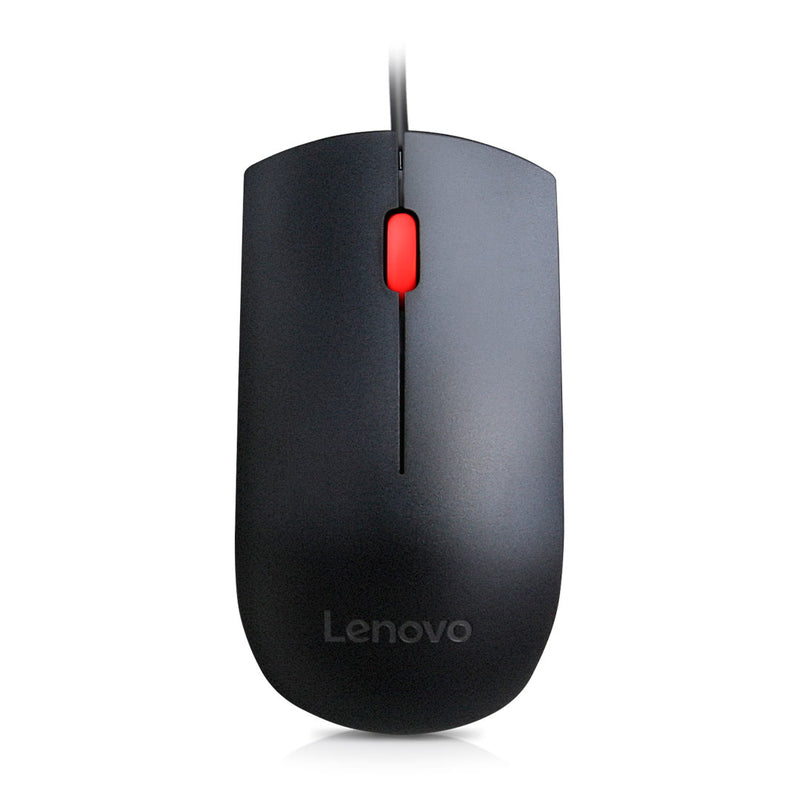 LENOVO ESSENTIAL Mouse óptico 1600 dpi, USB, Negro