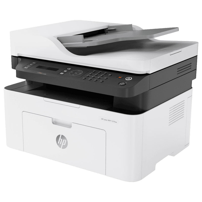 HP 4ZB84A Impresora Multifuncional HP LaserJet 137fnw blanco y negro