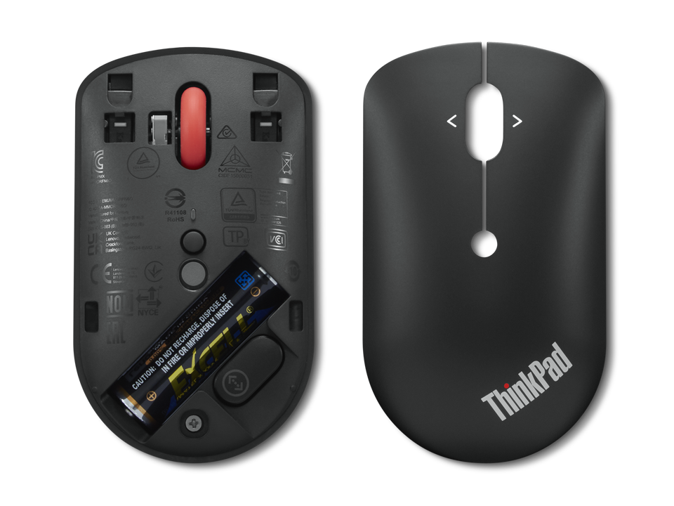 LENOVO Essential 4Y51D20849 Mouse Inalámbrico Compacto USB-C 1600 DPI Negro