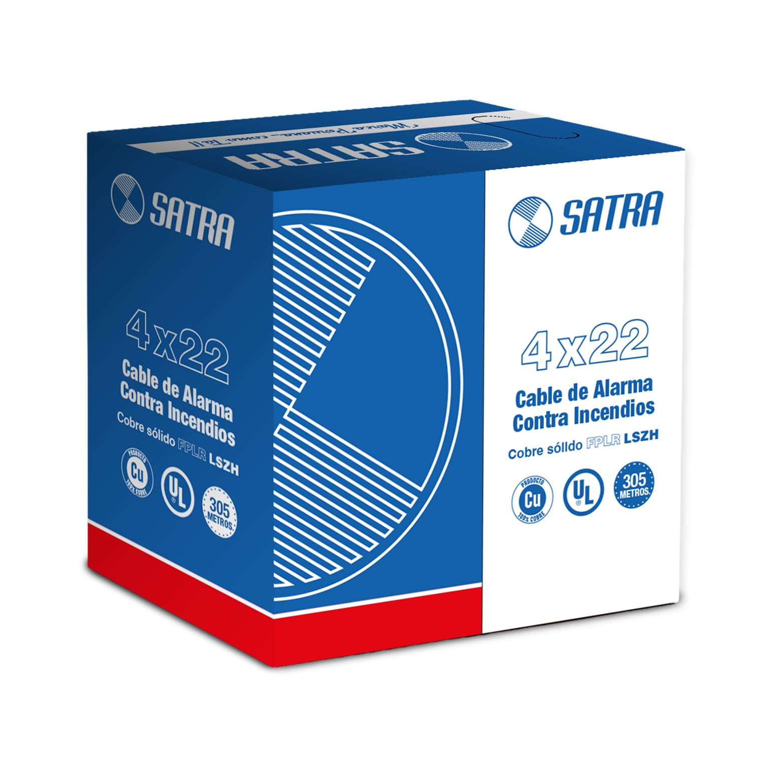 SATRA 0305020001 Cable de Incendio 22AWG X 4C LSZH 305M