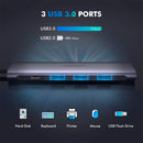 UGREEN CM136 50209 USB Tipo C 3.1 HUB com HDMI 4K, 3 portas USB 3.0