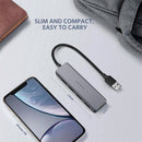 Adaptador UGREEN CM219 50985 USB 3.0 HUB, Hub USB 3.0 ultrafino de 4 portas com transferência de dados de 5 Gbps