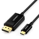 Cabo USB-C macho para Displayport macho UGREEN MM139 50994 4K x 1,5 m, preto