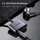 UGREEN CM193 50596 USB-C macho para porta de áudio 3.5 e adaptador de carregamento USB-C 