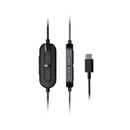 CREATIVE CHAT USB Audífono con micro USB-C con adaptador USB-A, Negro, 51EF0980AA000