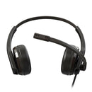 CREATIVE HS-230 Audífono con conectividad USB y AUX de 3,5 mm, Negro, 51EF1110AA000