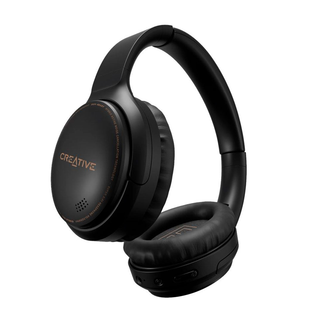 CREATIVE ZEN HYBRID Audífono inalámbrico Bluetooth con micro, 70H, carga USB-C, Negro, 51EF1220AA000