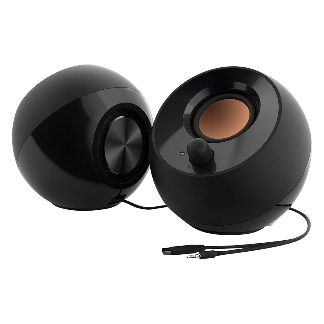 CREATIVE PEBBLE 2.0 Parlante 4.4W, 3.5mm, Negro, 51MF1680AA000