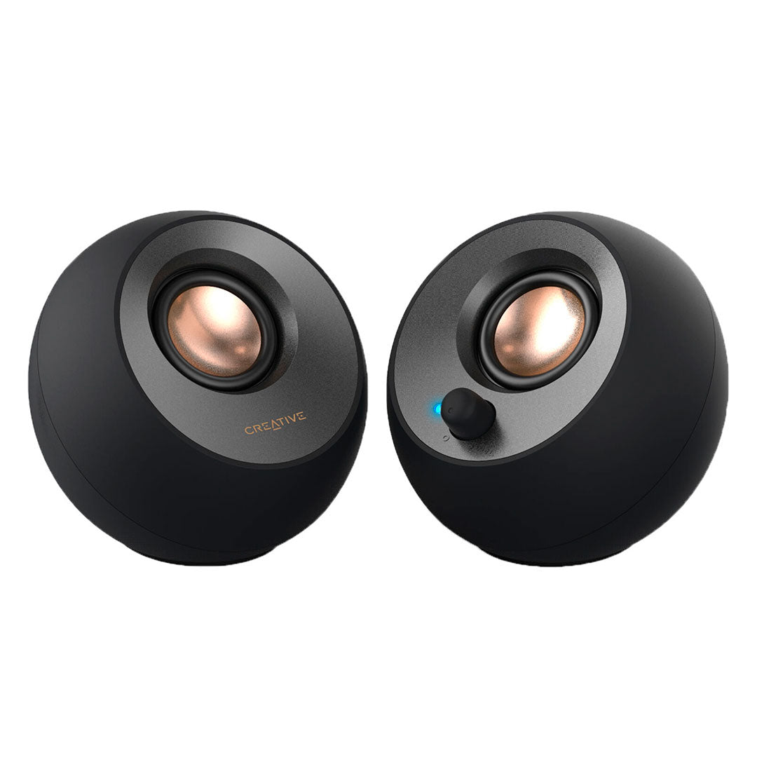 CREATIVE PEBBLE V2 Parlantes 8W, USB-C, Negro, 51MF1695AA000