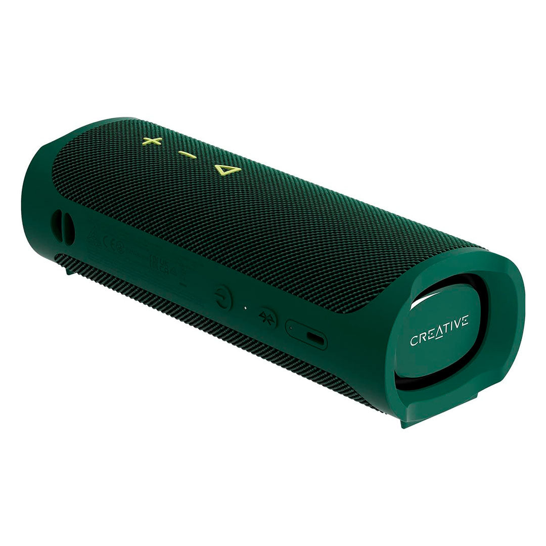 CREATIVE MUVO GO Parlante portátil Bluetooth 20W resistente al agua, Verde, 51MF8405AA002
