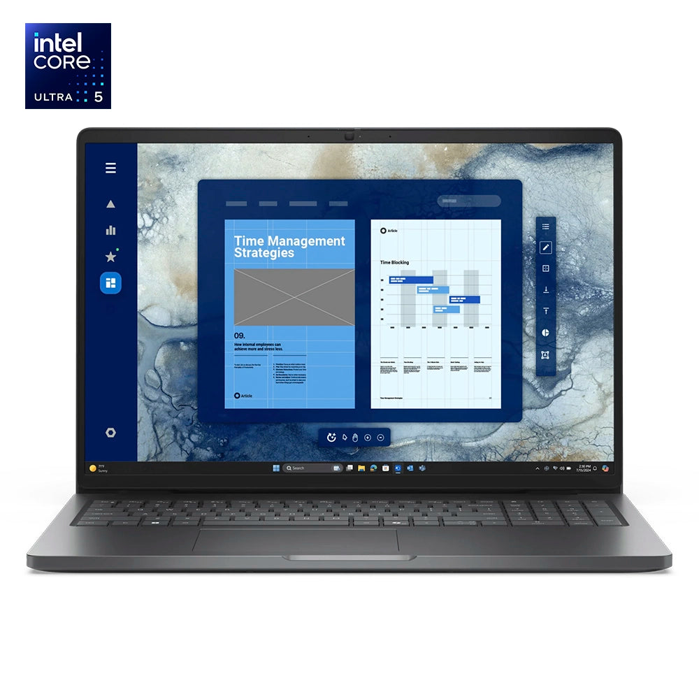 DELL PC16250 5GH0W Laptop 16" Intel Core Ultra 5-120U 5GHz 16GB DDR5 512GB SSD Windows 11 Pro
