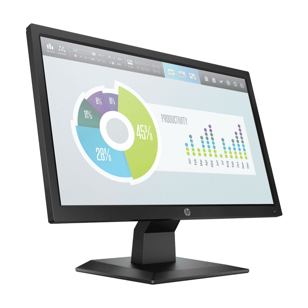 HP 5RD66AA#ABM HP P204v 19.5"  Monitor HD+ (1600x900 a 60Hz)TN LED, HDMI VGA  Pantalla Antirreflejo.