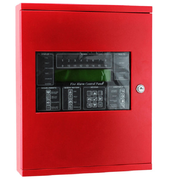 NUMENS 6004-02 Panel de alarma contra incendio direccionable 125 puntos expandible a 2 lazos